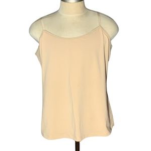 Lane Bryant Nude Cami with Adjustable Straps, 95% Cotton, Size 18/20 - NWT!